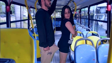 anal creampie on the bus