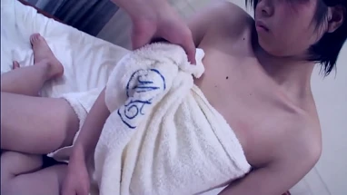 Short Haired Japanese Girl Gets Cum Blast On Her Face