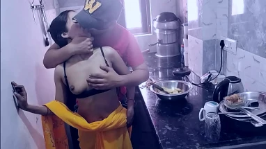 Hot Desi Bhabhi Kitchen Sex With Husband