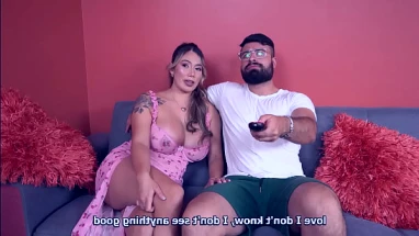 redhead with big tits fucks friends